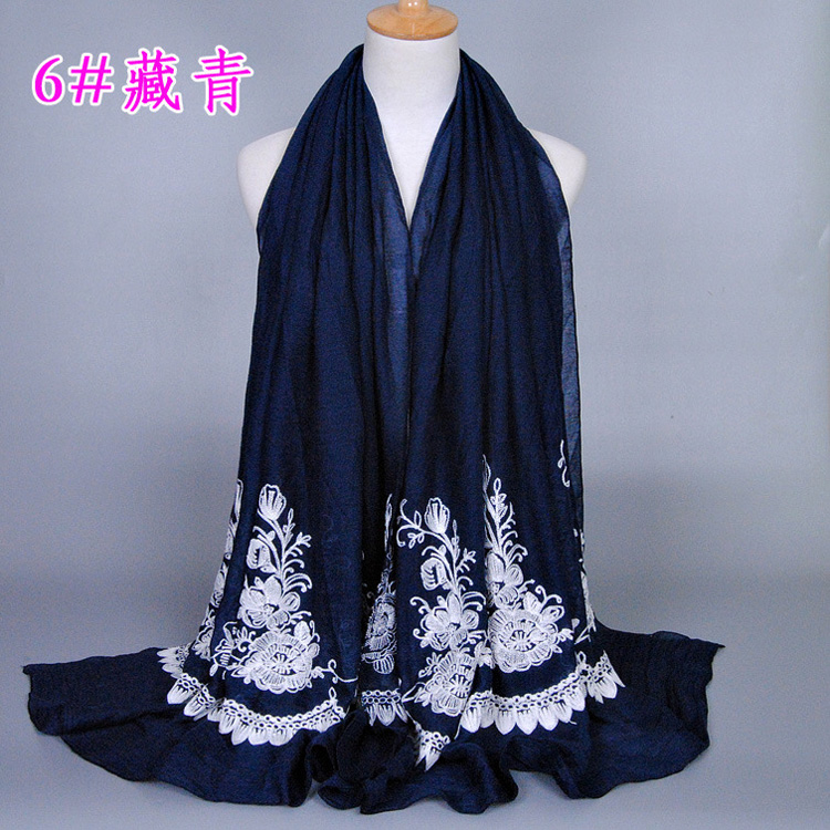 Wholesale embroidered infinity scarf