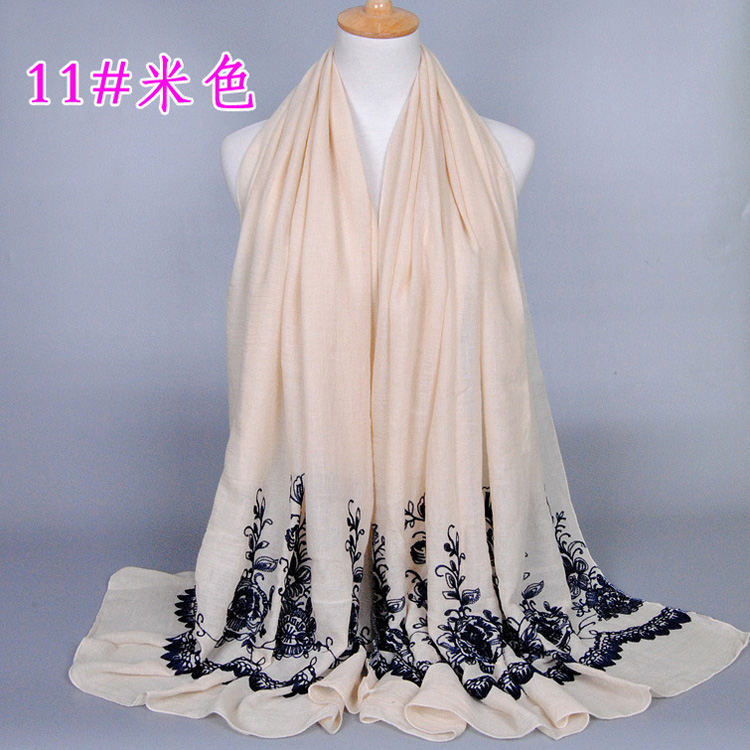 Wholesale embroidered infinity scarf