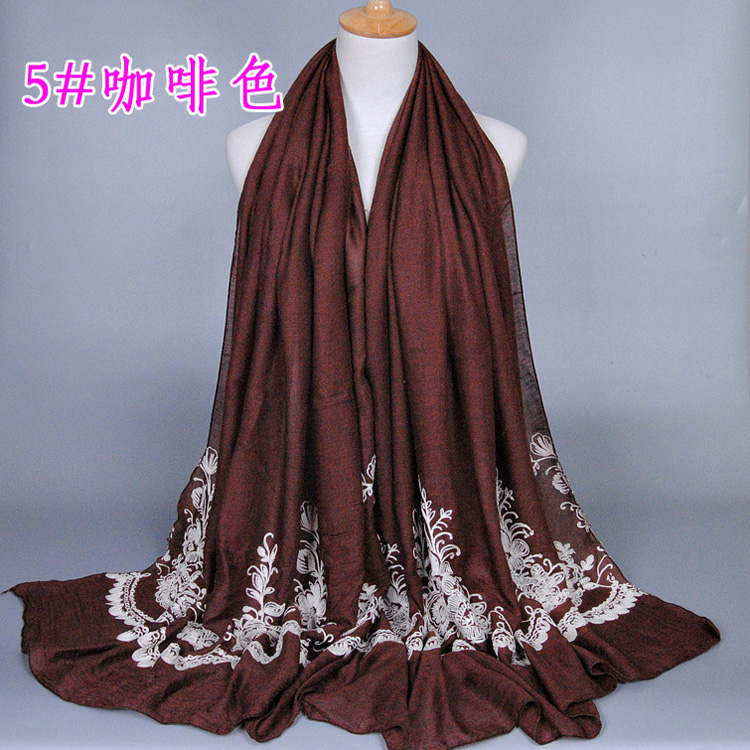 Wholesale embroidered infinity scarf