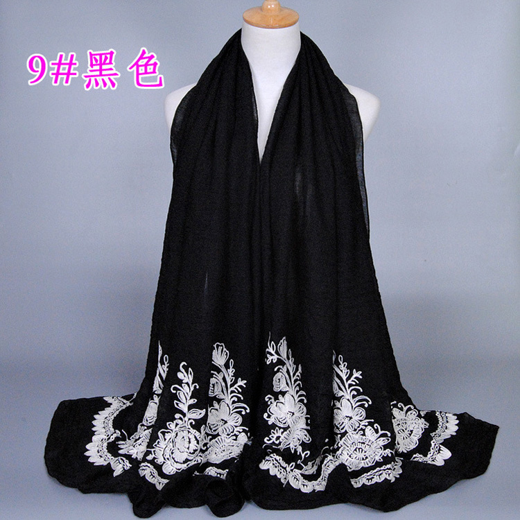 Wholesale embroidered infinity scarf
