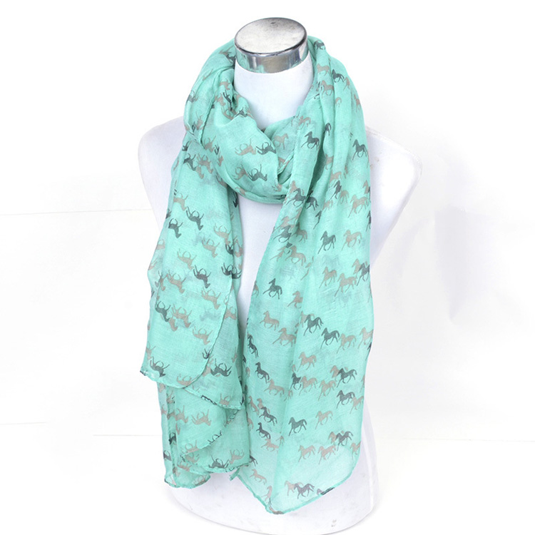 Wholesale viscose scarf animal print