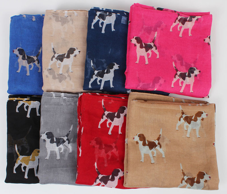 Wholesale silk scarf animal print