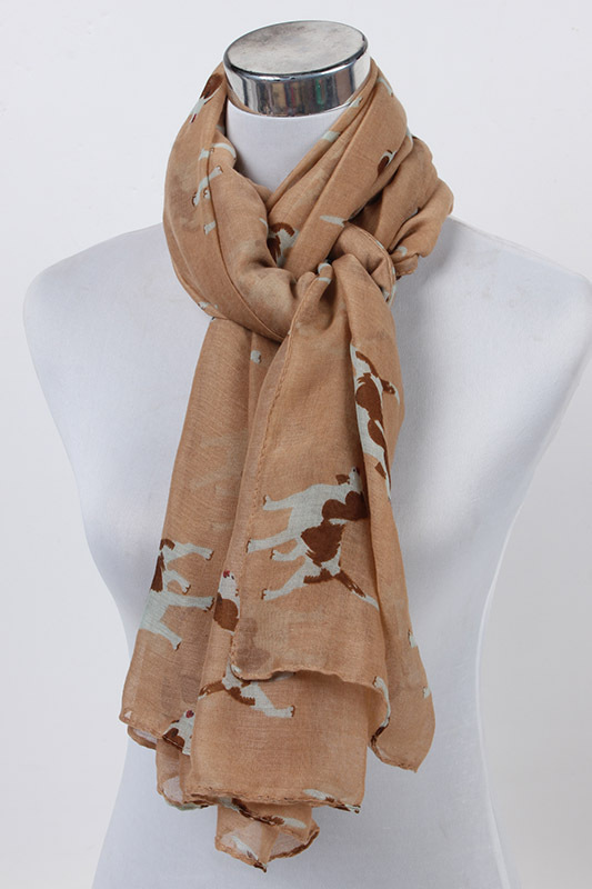 Wholesale silk scarf animal print
