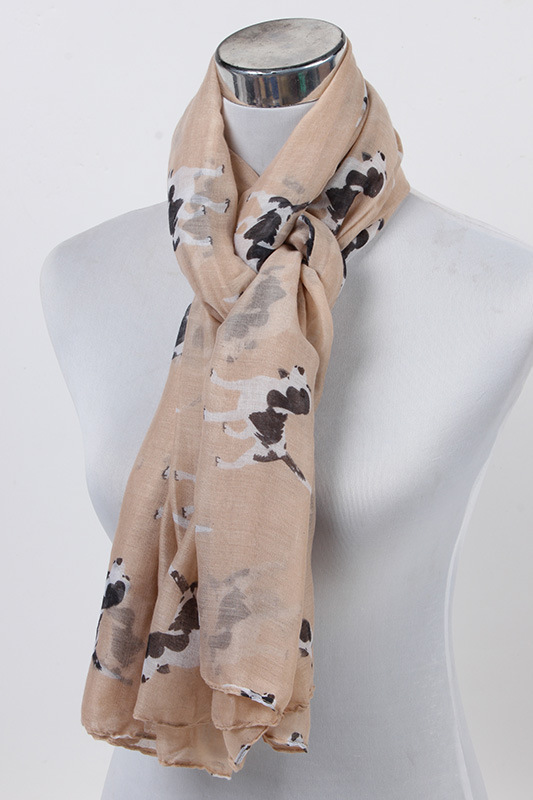 Wholesale silk scarf animal print