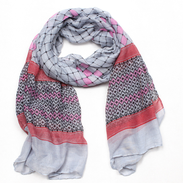 Viscose geometric scarf wholesale