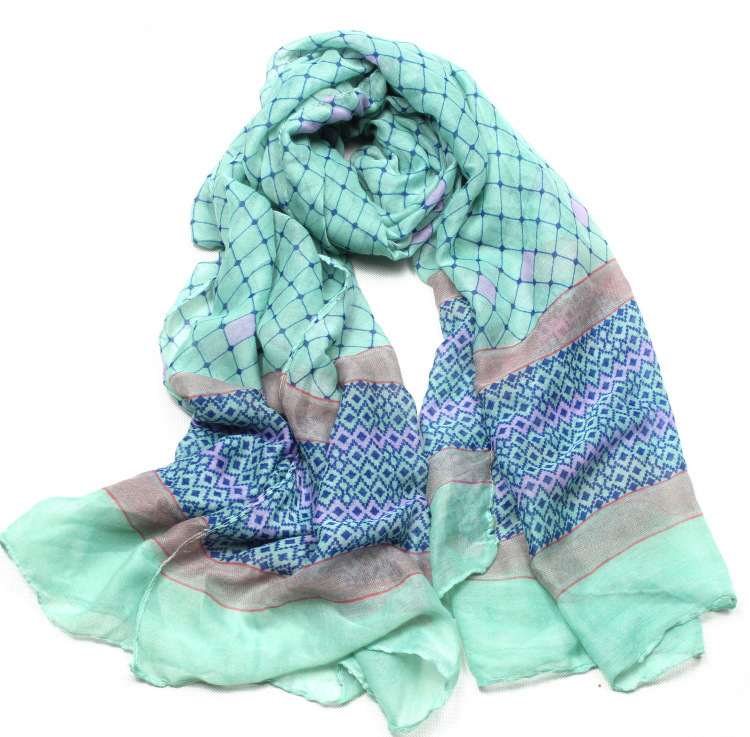 Viscose geometric scarf wholesale