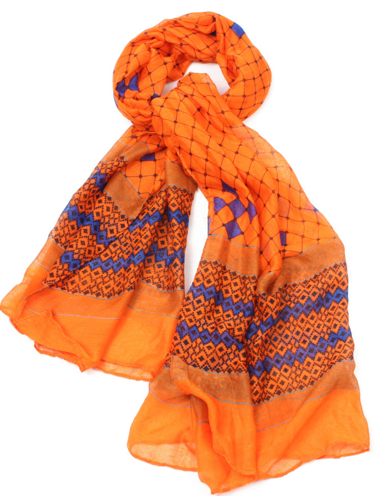Viscose geometric scarf wholesale