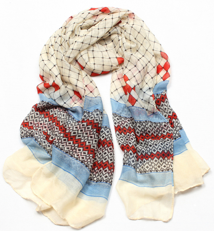 Viscose geometric scarf wholesale