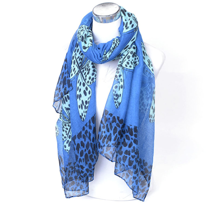 Leopard viscose scarf wholesale