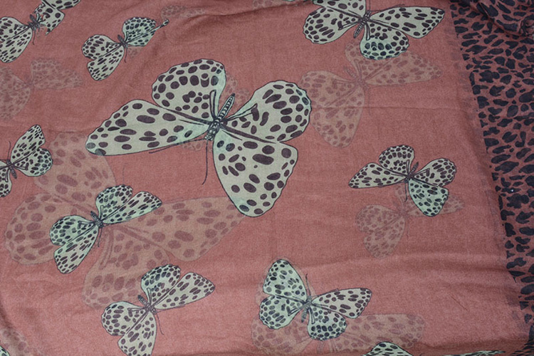 Leopard viscose scarf wholesale