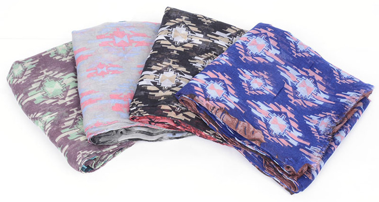 Infinity fringed scarf wholesale