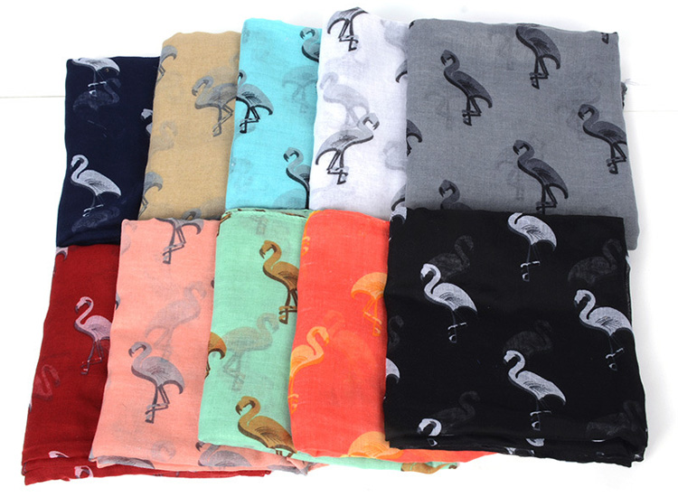 Wholesale animal print viscose scarf women