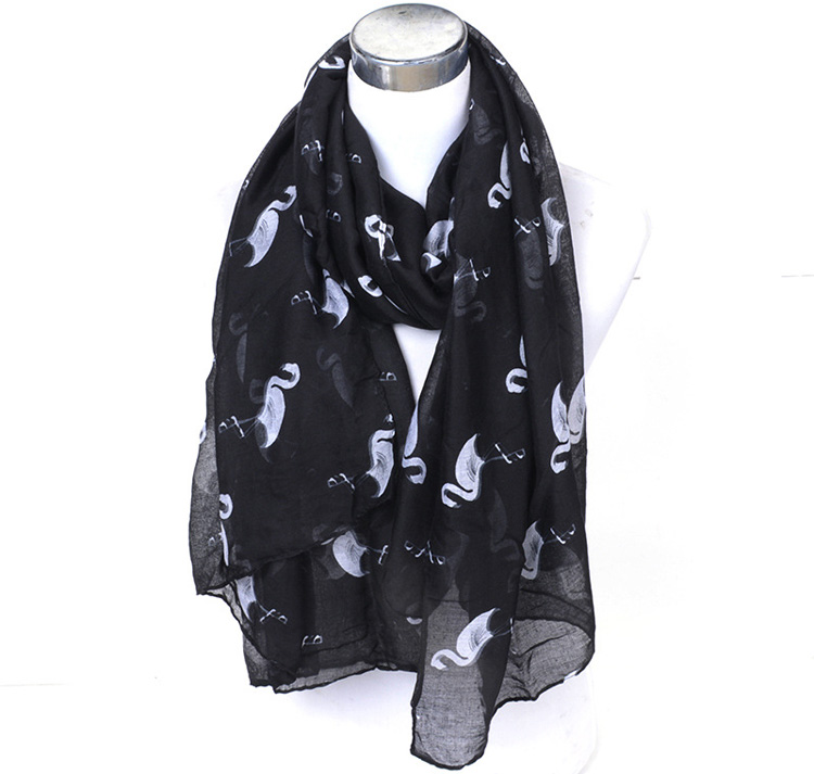 Wholesale animal print viscose scarf women