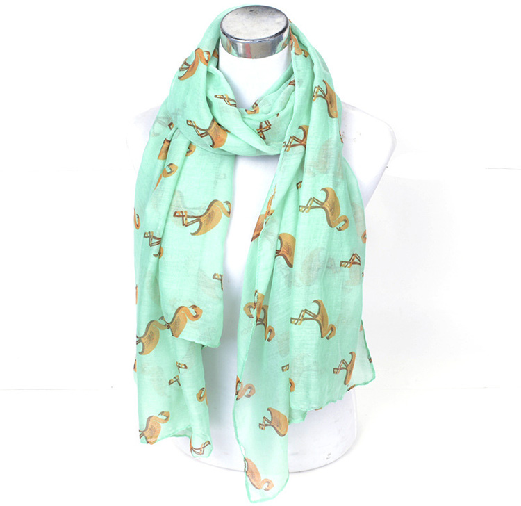 Wholesale animal print viscose scarf women