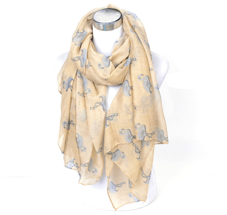 Wholesale animal print viscose scarf women