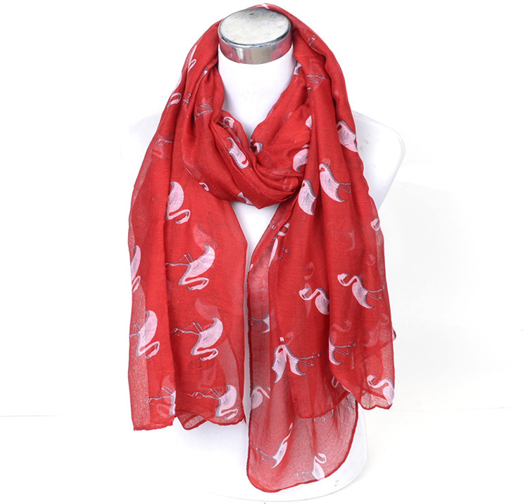 Wholesale animal print viscose scarf women