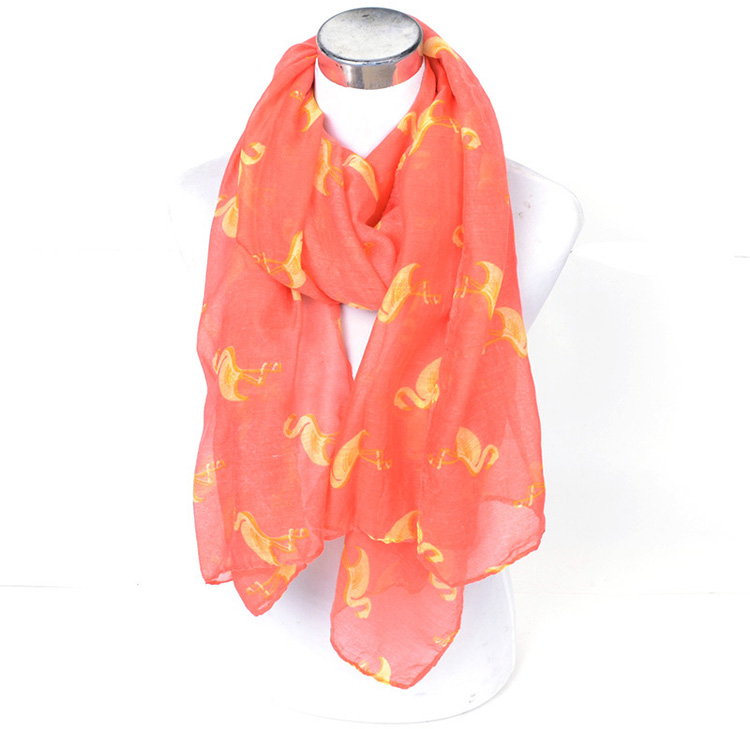 Wholesale animal print viscose scarf women