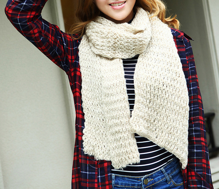 Knitted wool warm scarf wholesale