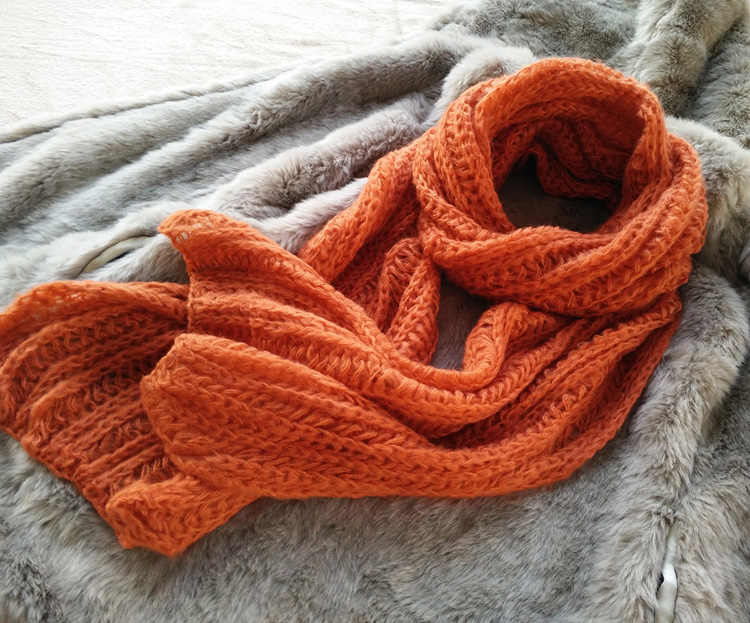 Knitted wool warm scarf wholesale