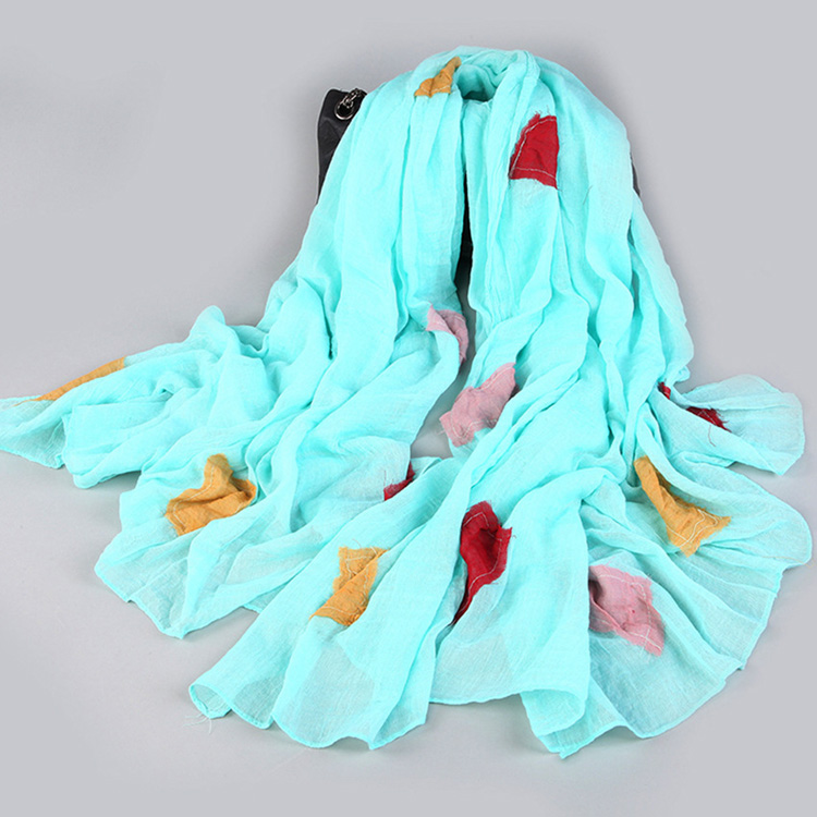 Fashion women cotton scarf wholesale