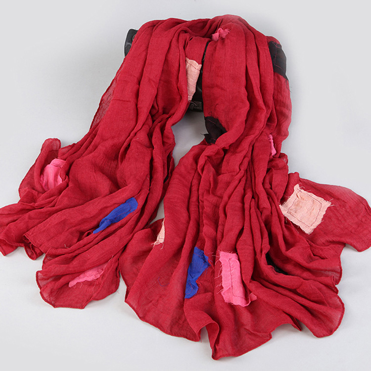 Fashion women cotton scarf wholesale