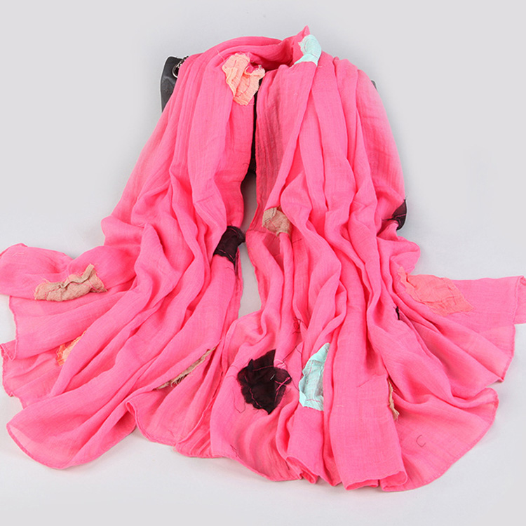 Fashion women cotton scarf wholesale