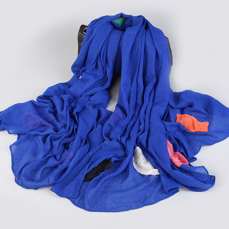 Fashion women cotton scarf wholesale