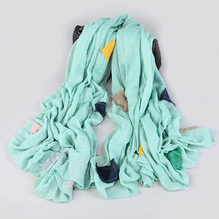 Fashion women cotton scarf wholesale