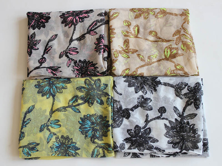 Wholesale viscose plain scarf