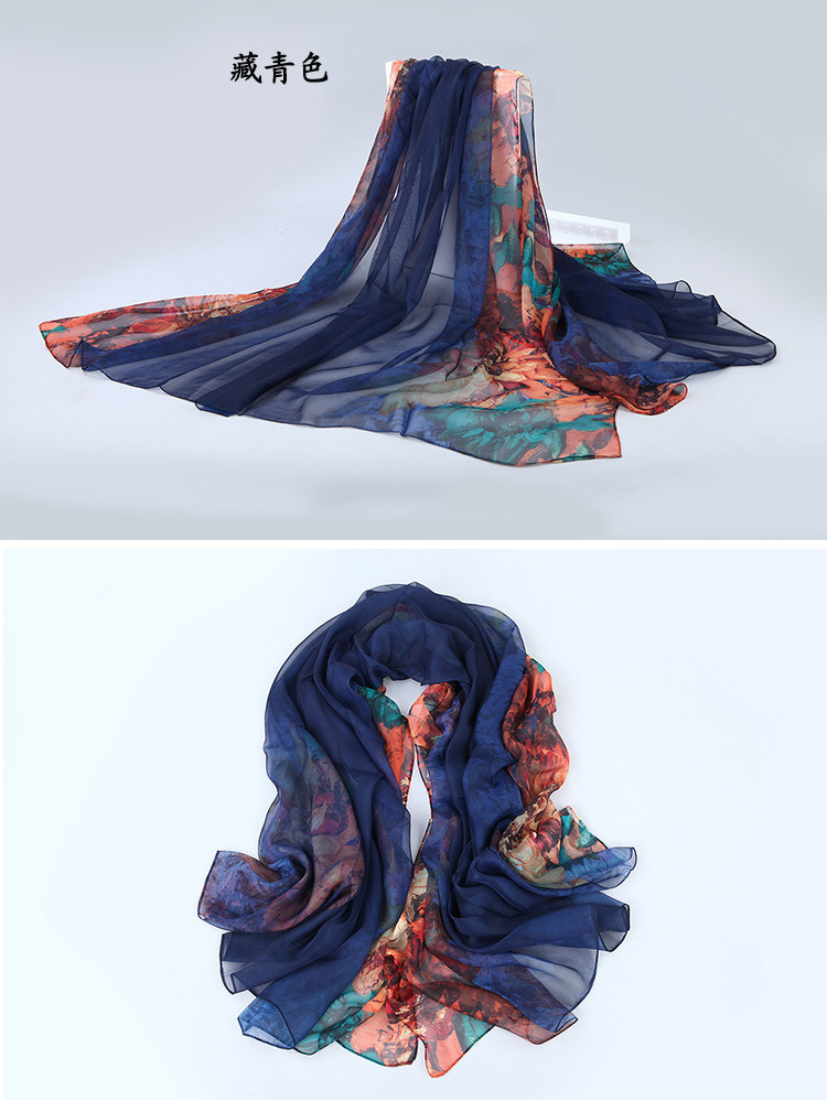 Fashion silk satin scarf wholesale