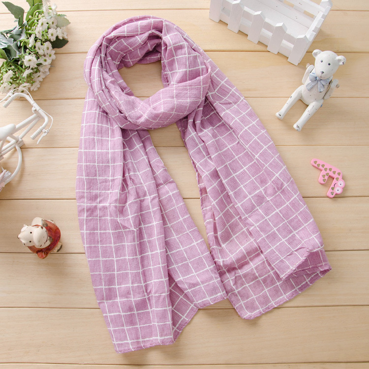 Plaid kid scarf wholesale