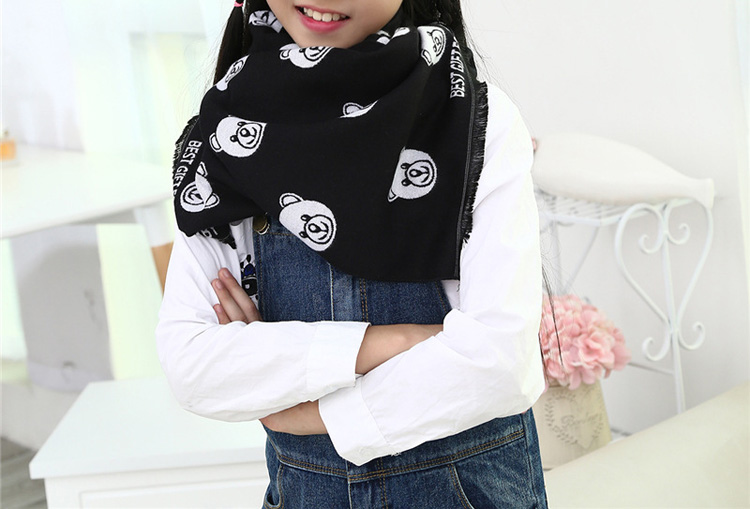Wholesale kids fashion cashmere scarf