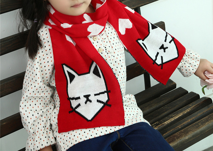 Kids winter wool scarf wholesale