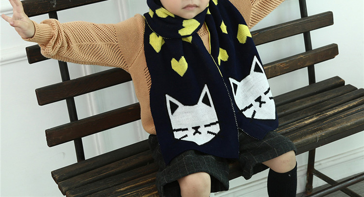 Kids winter wool scarf wholesale