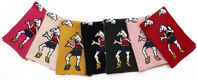 Kids wool knitted scarf wholesale