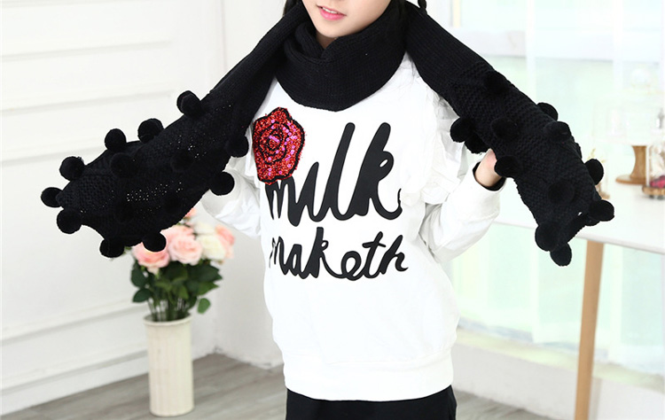 Wholesale winter cashmere scarf kids
