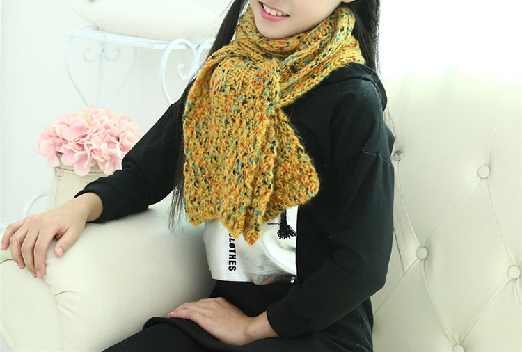 Wool kids knit scarf wholesale