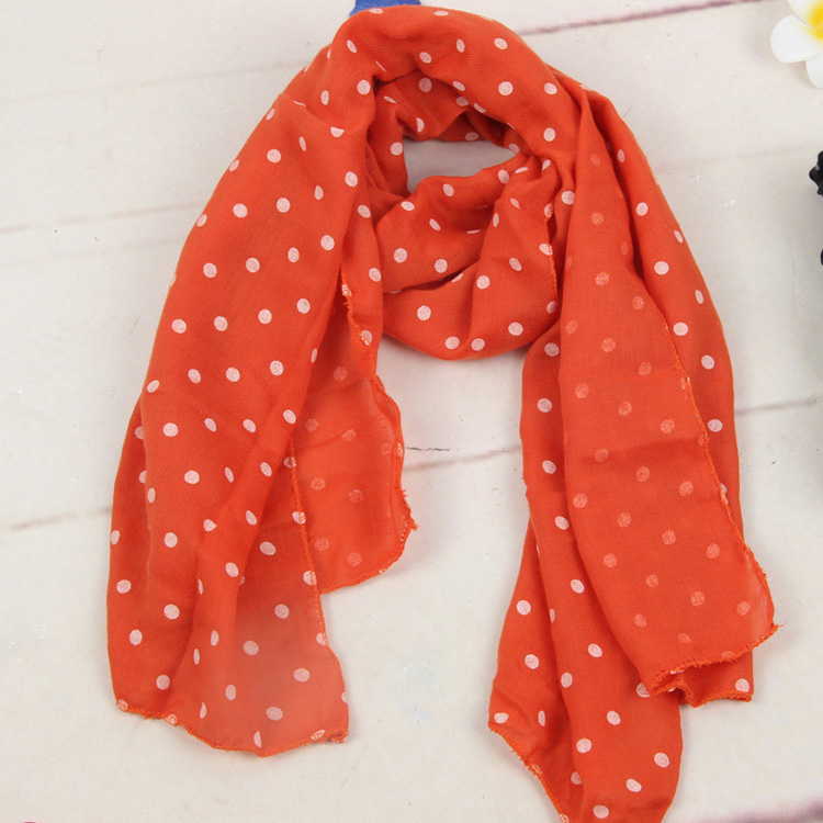 Wholesale polka dot kids scarf