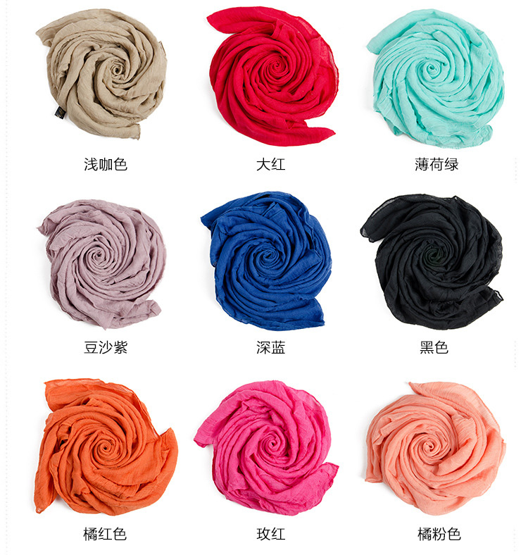 Kids cotton silk scarf wholesale