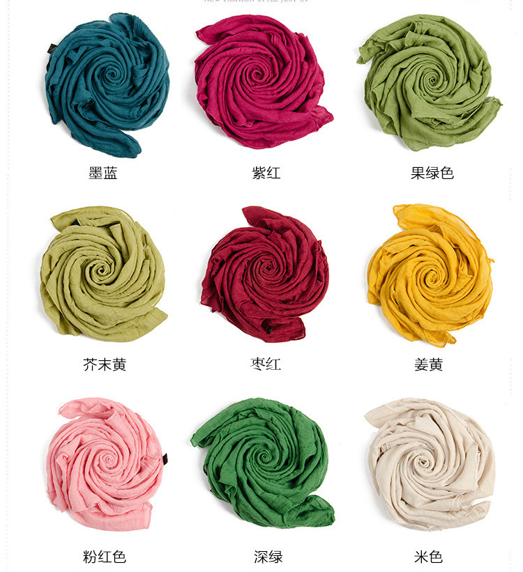 Kids cotton silk scarf wholesale