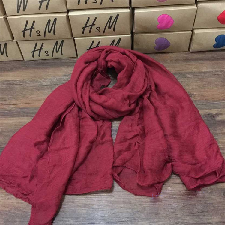 Wholesale winter warm cotton kids scarf