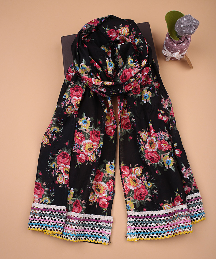 Wholesale embroidered scarf for kids
