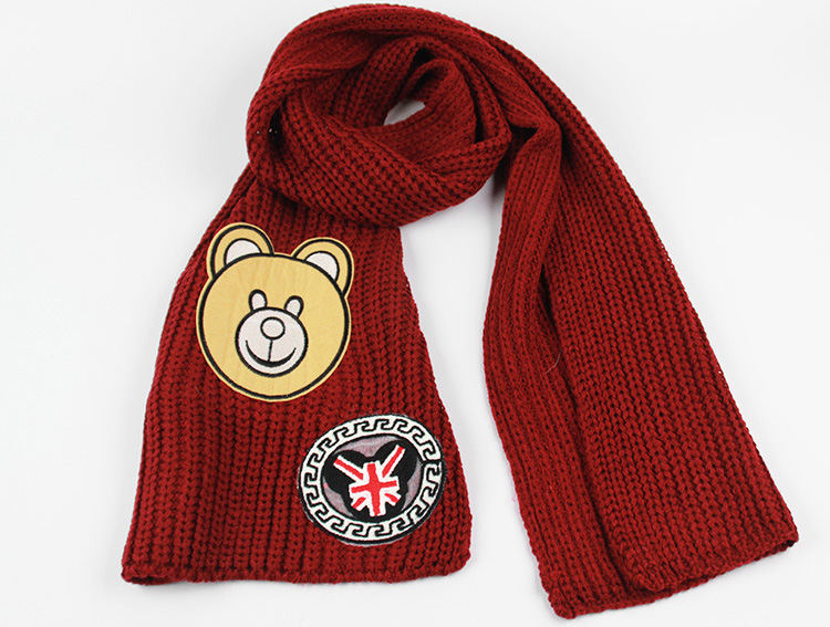 Wool kids winter scarf wholesale