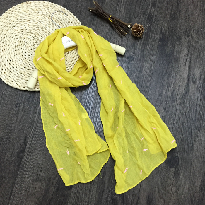 Wholesale kids silk cotton scarf