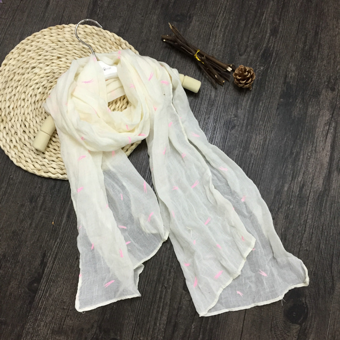 Wholesale kids silk cotton scarf
