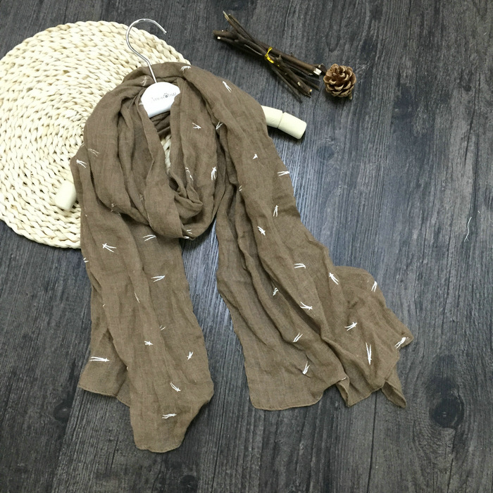 Wholesale kids silk cotton scarf