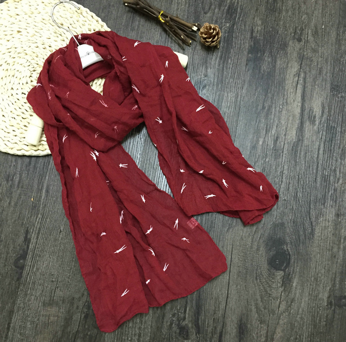 Wholesale kids silk cotton scarf