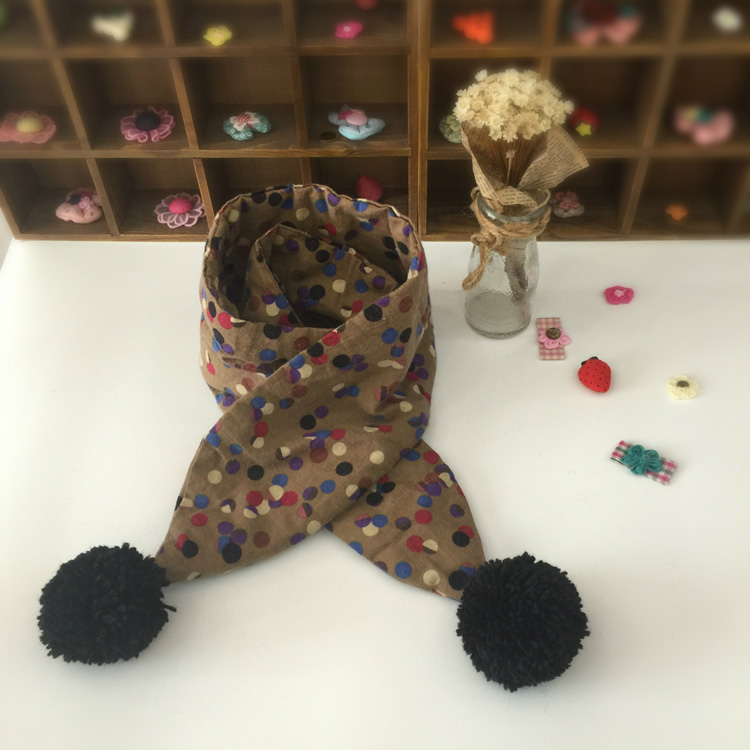 Kids cotton floral scarf wholesale
