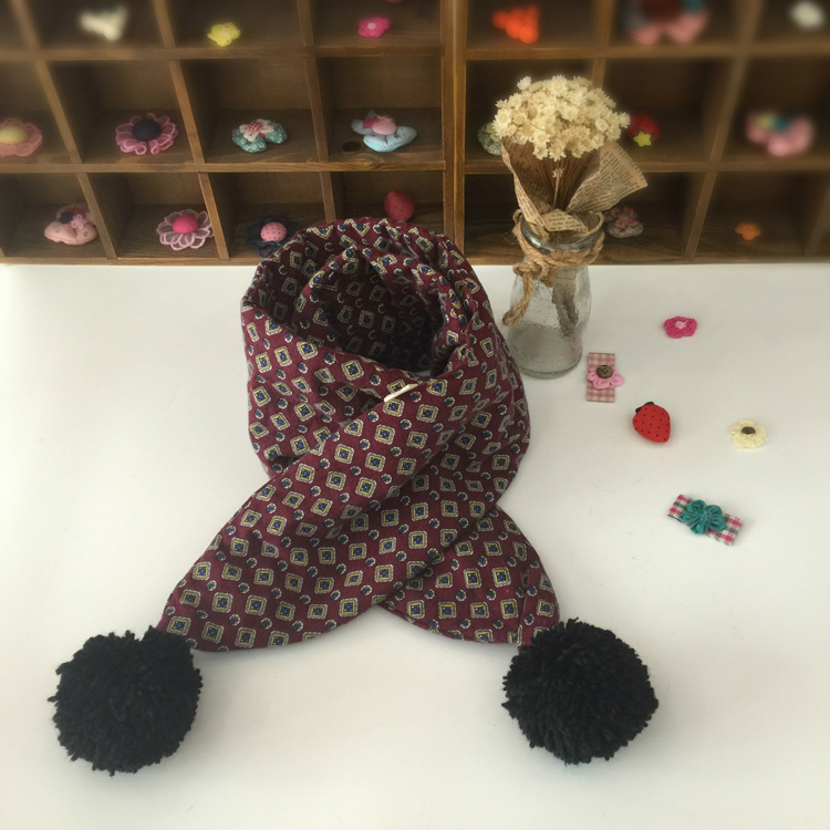 Kids cotton floral scarf wholesale