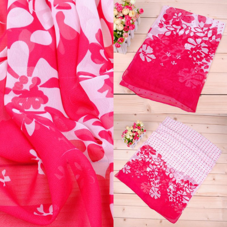 Wholesale polka dot silk scarf